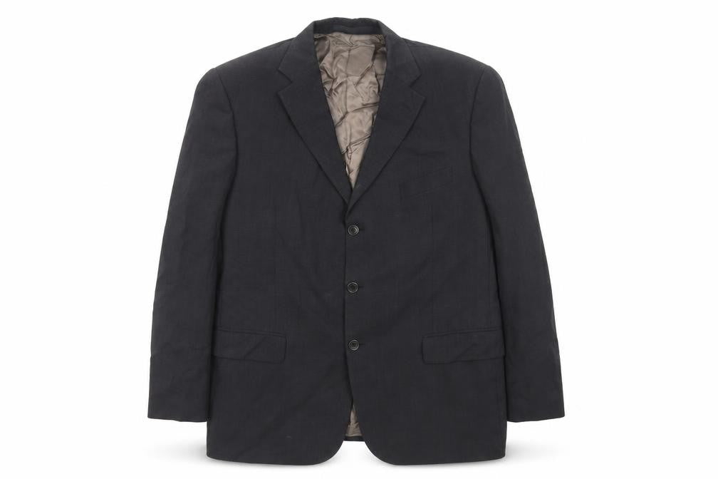 Marks & Spencer Mens Grey Wool Jacket Blazer Size 44