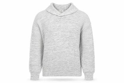 H&M Mens Grey Collared Cotton Pullover Jumper Size S