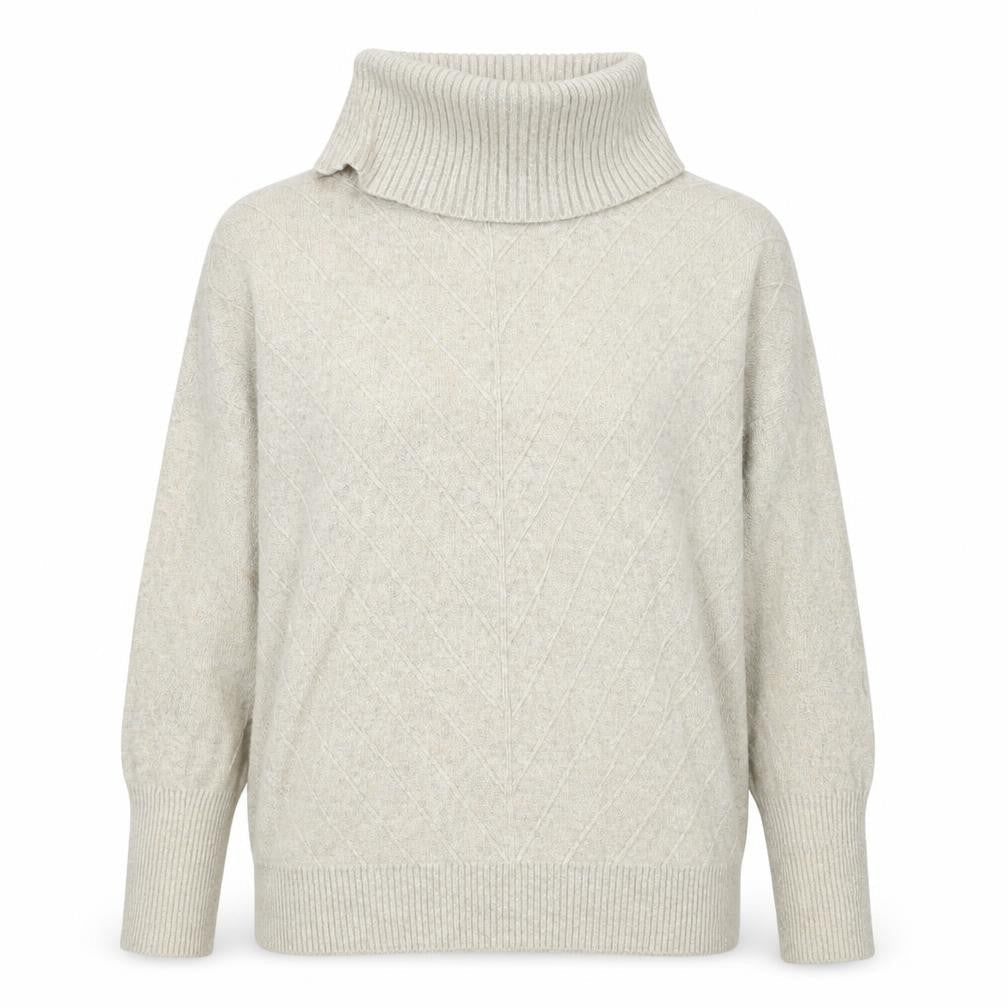Principles Womens Beige Roll Neck Viscose Pullover Jumper Size 12