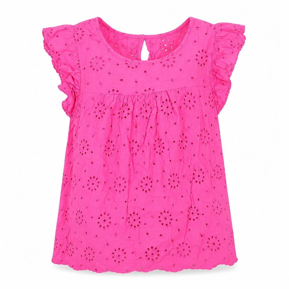 CIVICO 51 Womens Pink Cotton Basic T-Shirt Size L Round Neck