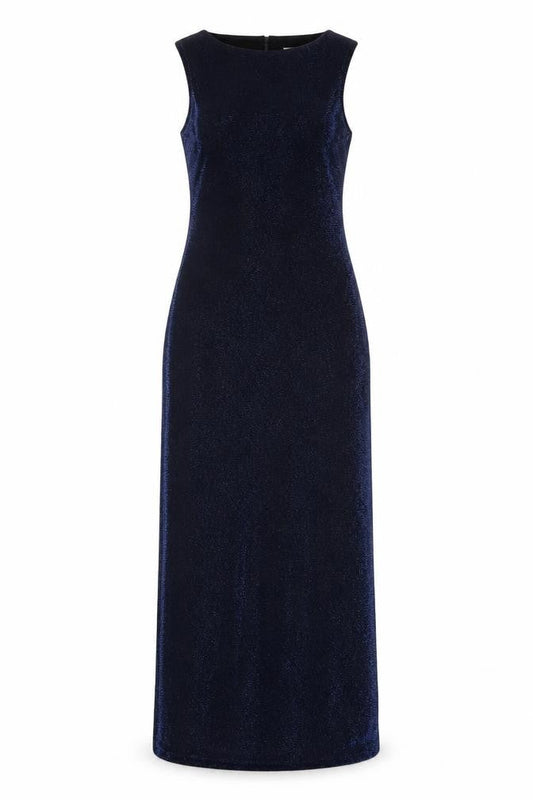 New Look Womens Blue Nylon Maxi Size 10 Cowl Neck Pullover