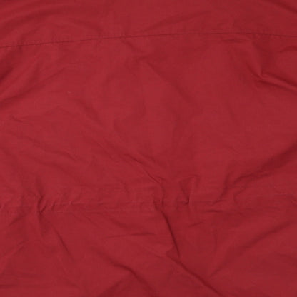 Roamer Mens Red Overcoat Coat Size L Button
