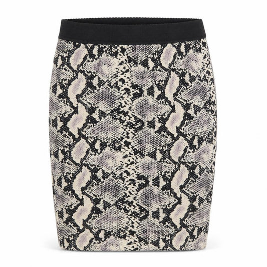 In Wear Womens Brown Animal Print Polyester Straight & Pencil Skirt Size XS - Snake Pattern