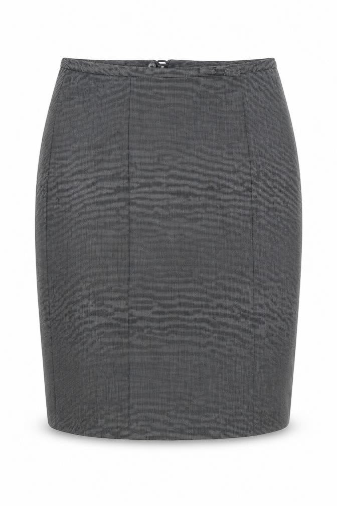 Marks & Spencer Womens Grey Polyester Skort Skirt Size 8 Zip