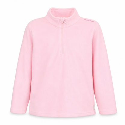 Decathlon Girls Pink Polyester Full Zip Sweatshirt Size 10 Years Pullover