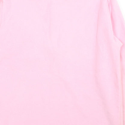 Decathlon Girls Pink Polyester Full Zip Sweatshirt Size 10 Years Pullover
