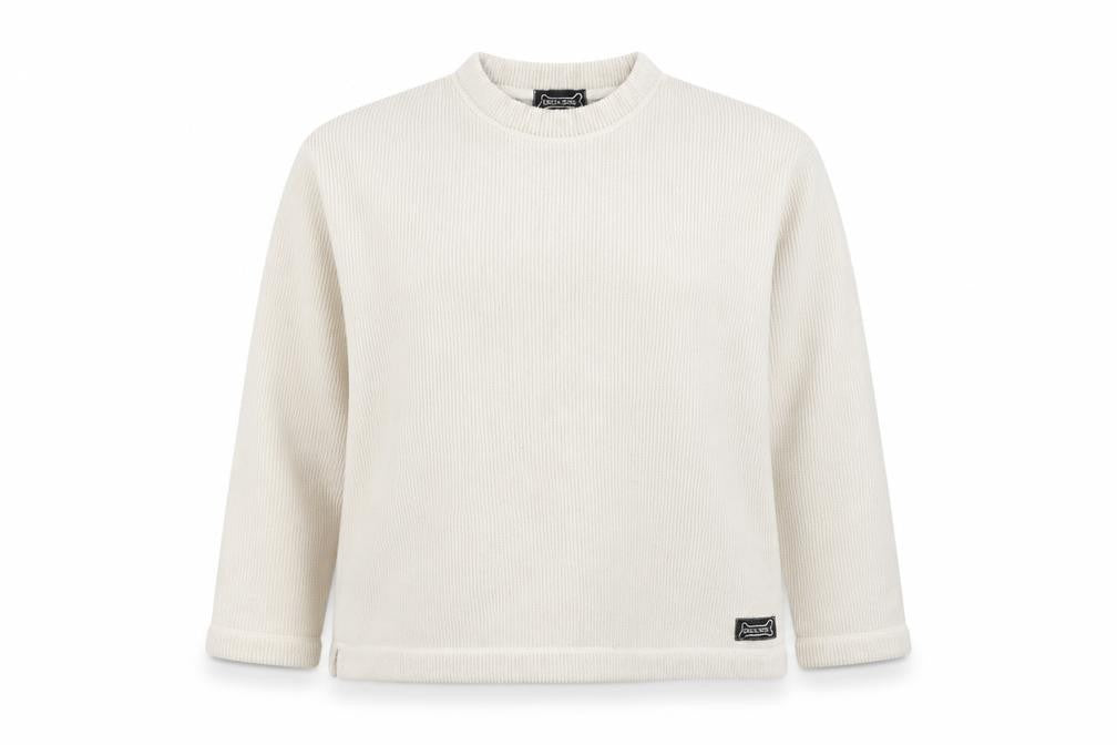 Driza-Bone Womens Beige Polyester Pullover Sweatshirt Size L Pullover - Ribbed