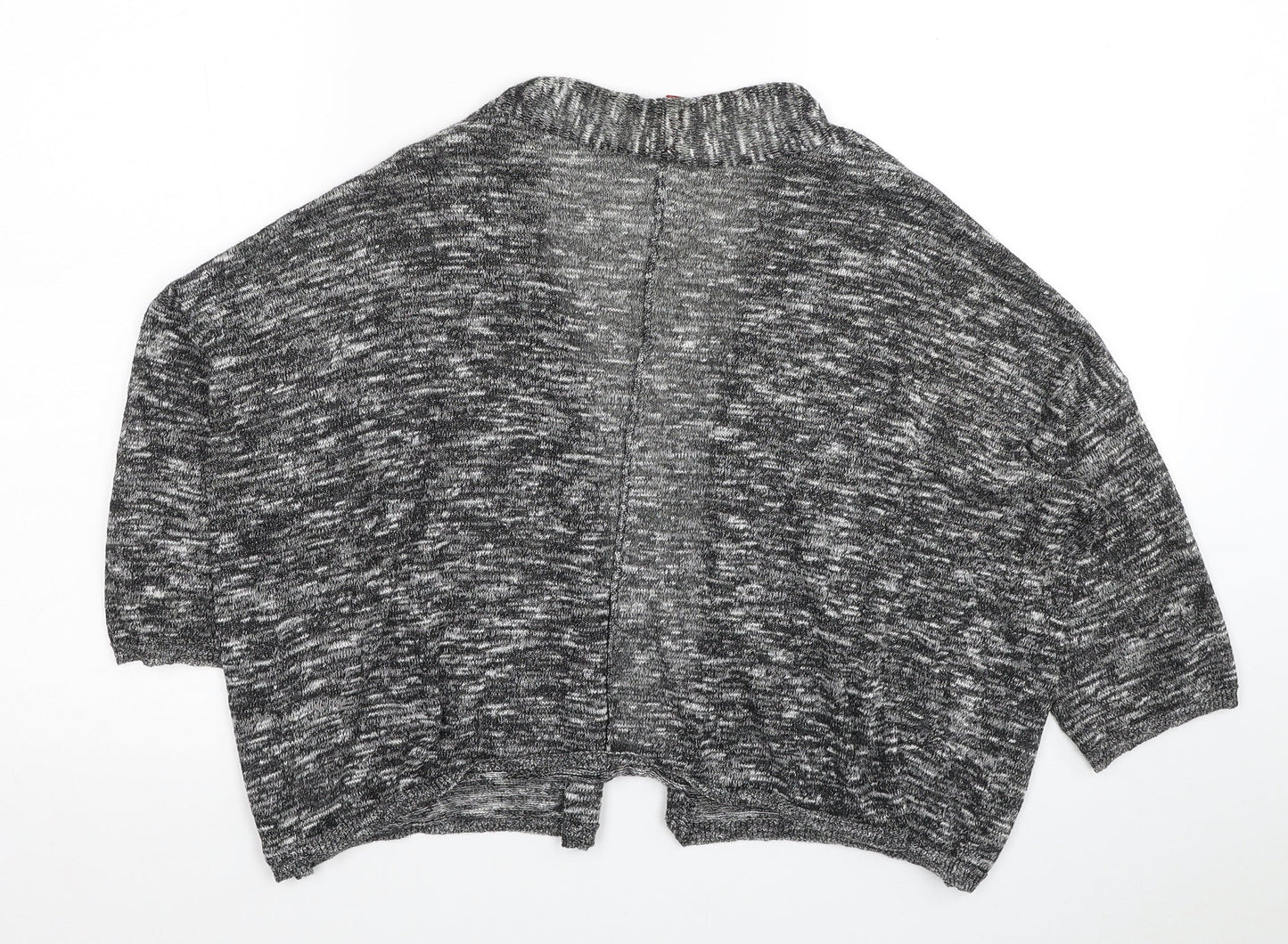 H&M Womens Grey V-Neck Viscose Cardigan Jumper Size XS