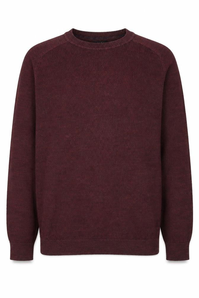 NEXT Mens Red Round Neck Cotton Pullover Jumper Size S