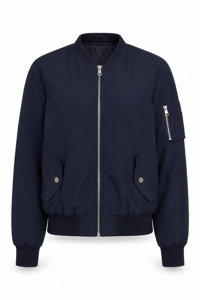 Atmosphere Womens Blue Jacket Coat Size 10 Zip
