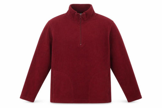 Preworn Mens Red Polyester Pullover Sweatshirt Size S