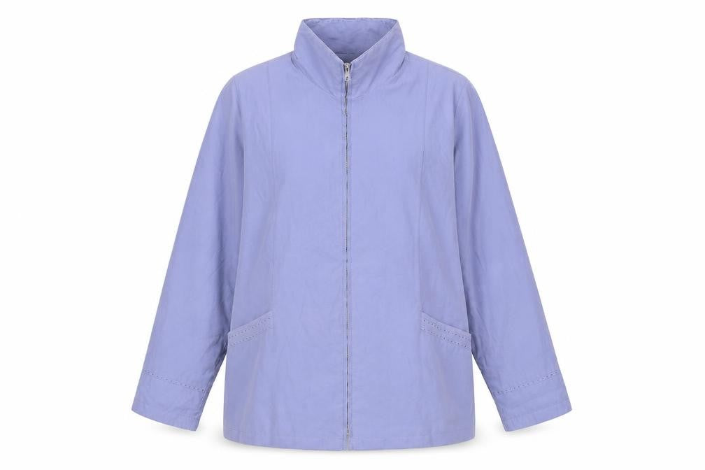 Bonmarché Womens Purple Jacket Size 14 Zip