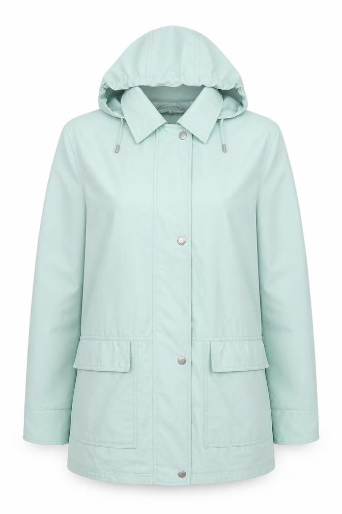 Dannimac Womens Blue Overcoat Coat Size M Zip