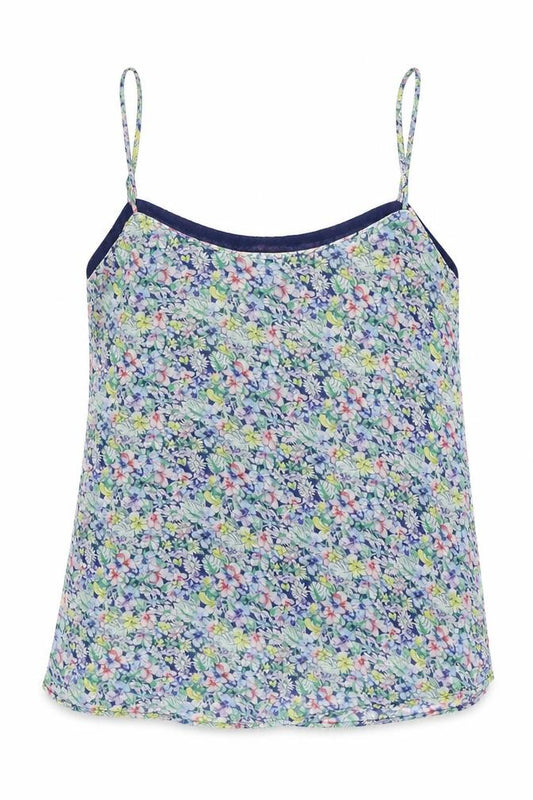 Mango Womens Multicoloured Floral Polyester Camisole Tank Size S Scoop Neck