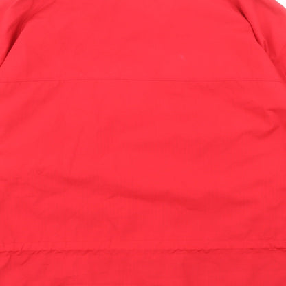 Littlewoods Womens Red Jacket Size M Zip
