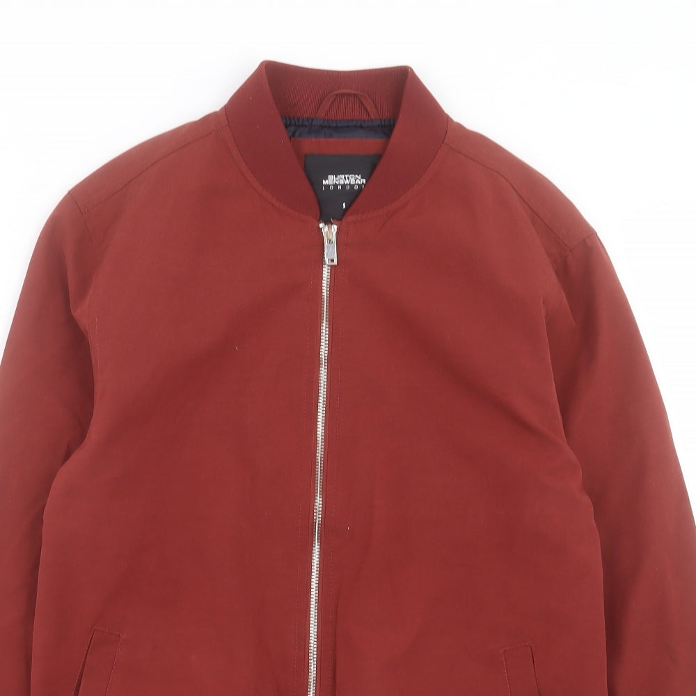 Burton Mens Brown Jacket Size S Zip