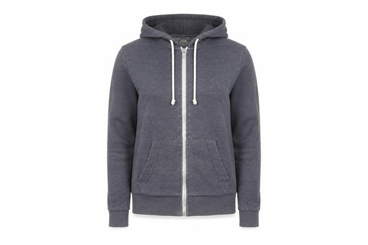 Divided by H&M Womens Blue Cotton Full Zip Hoodie Size S Zip