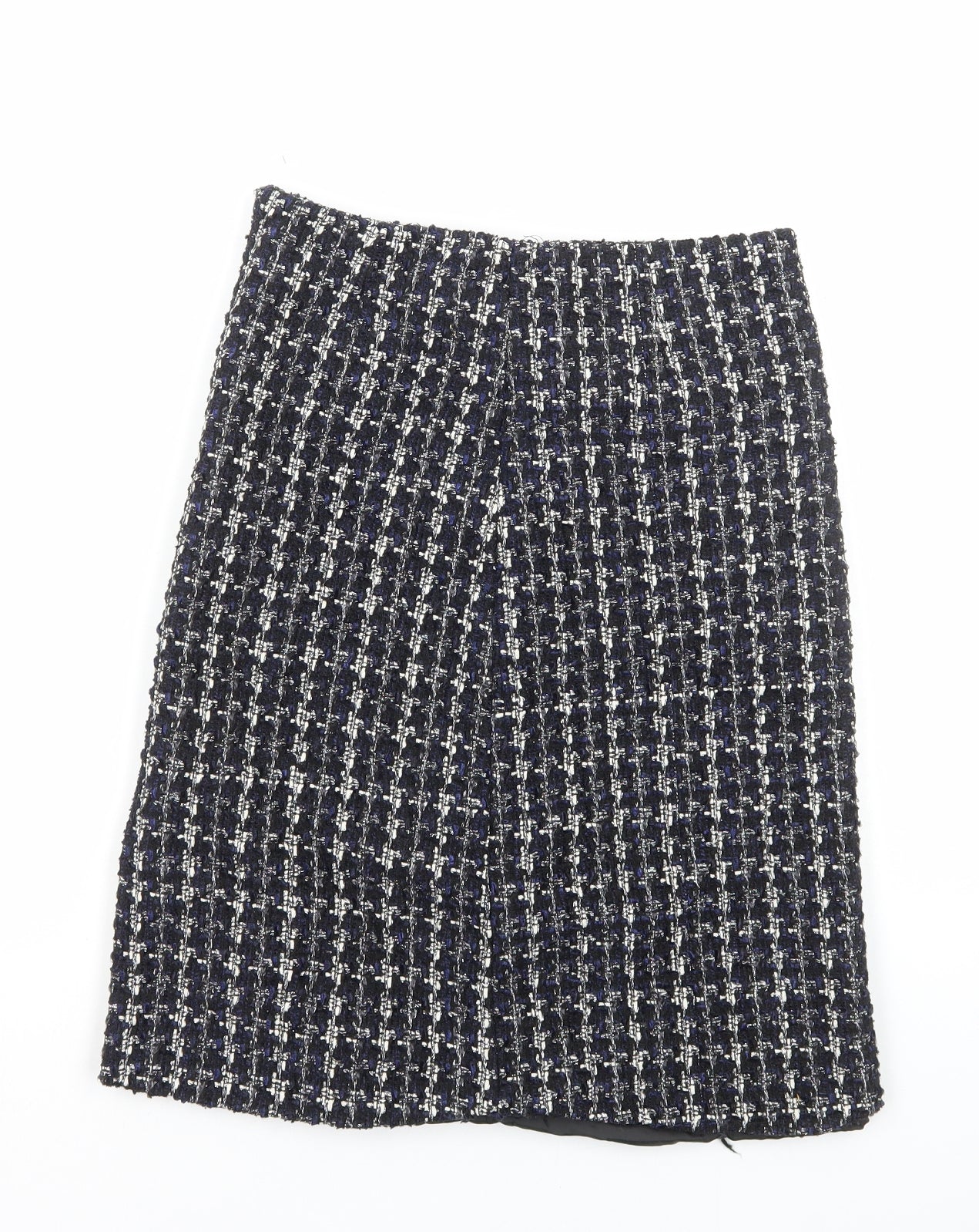 Preworn Womens Multicoloured Polyester Straight & Pencil Skirt Size M Zip