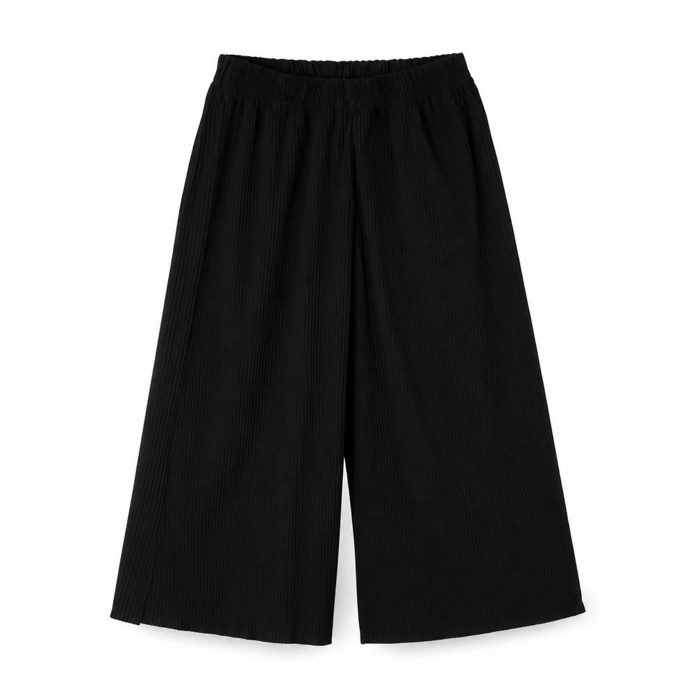 ASOS Womens Black Polyester Cropped Trousers Size 8 L20 in Regular