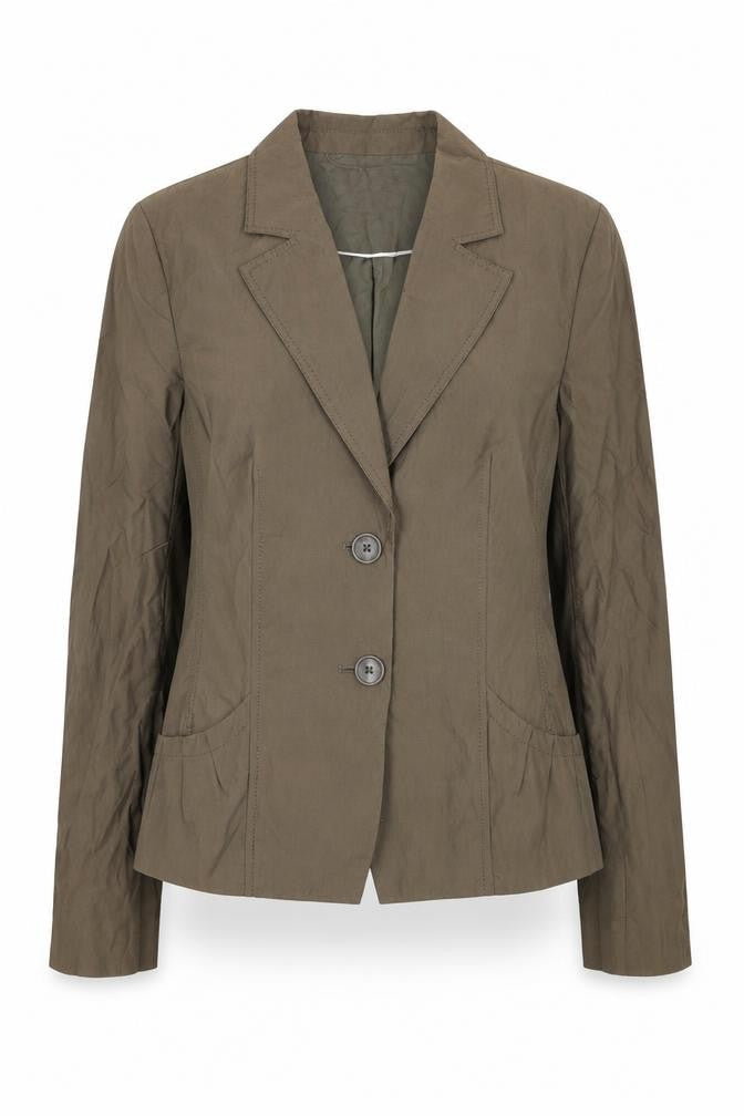 Esprit Womens Brown Jacket Blazer Size 10 Button