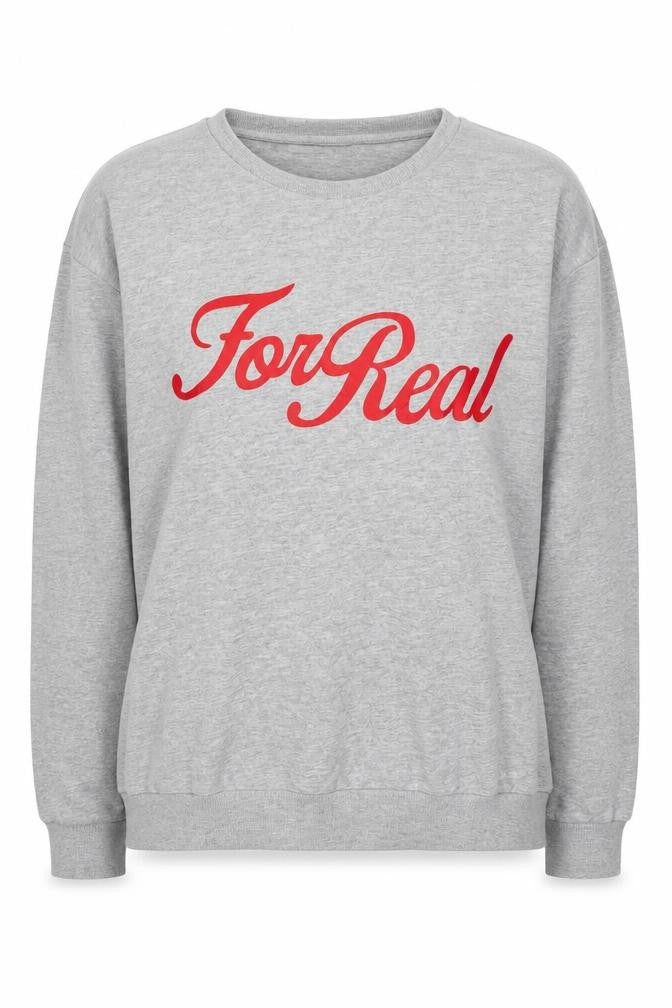 Divided by H&M Womens Grey Cotton Pullover Sweatshirt Size M Pullover - For Real