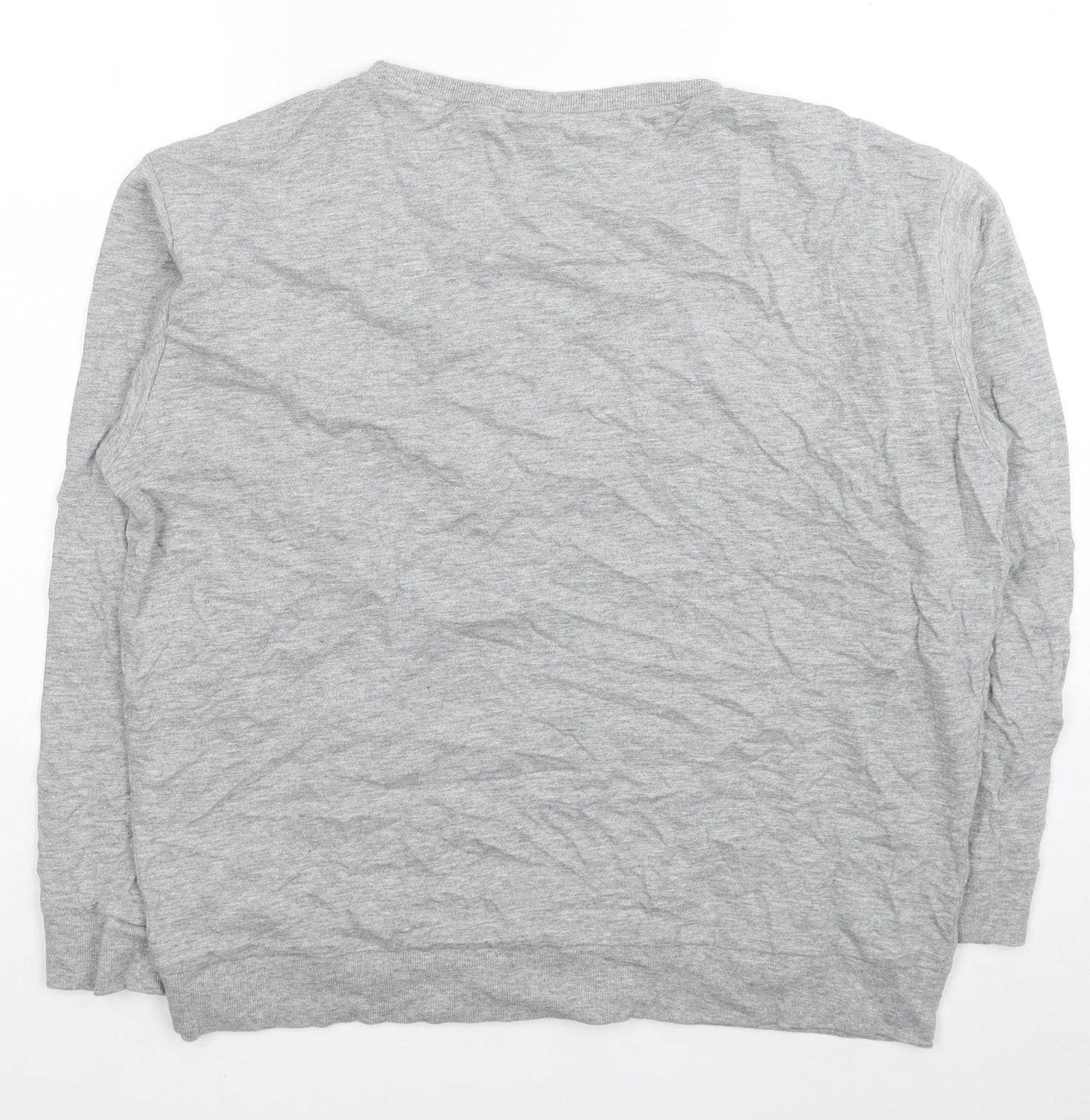 Divided by H&M Womens Grey Cotton Pullover Sweatshirt Size M Pullover - For Real