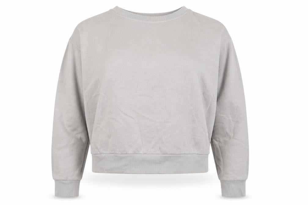 H&M Womens Grey Round Neck Polyester Pullover Jumper Size L