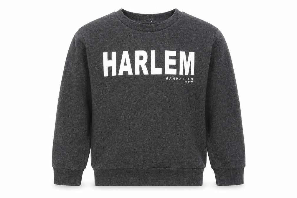 Primark Boys Grey Cotton Pullover Sweatshirt Size 7-8 Years Pullover - Harlem
