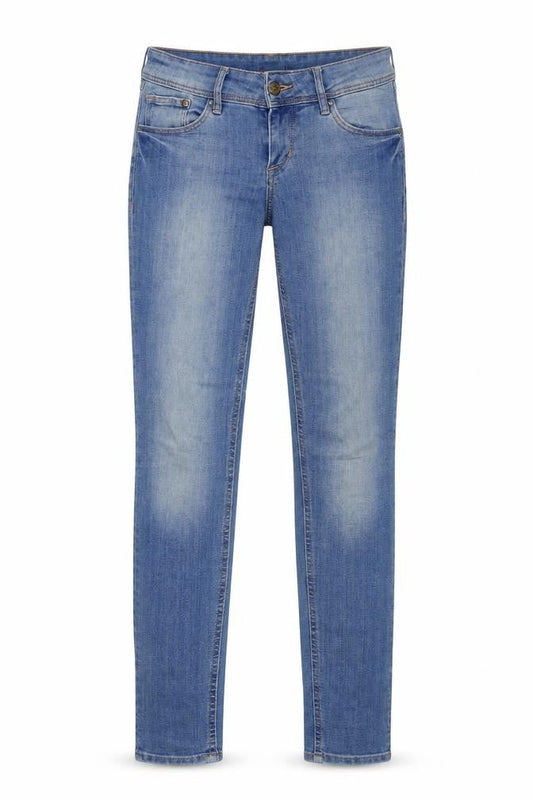 &denim Womens Blue Cotton Skinny Jeans Size 27 in L32 in Regular Button