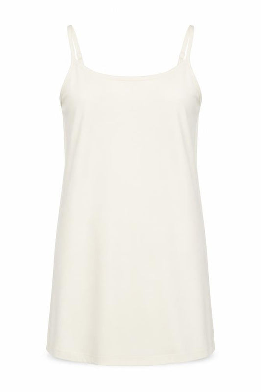 Atmosphere Womens White Polyester Basic Tank Size 6 Off the Shoulder