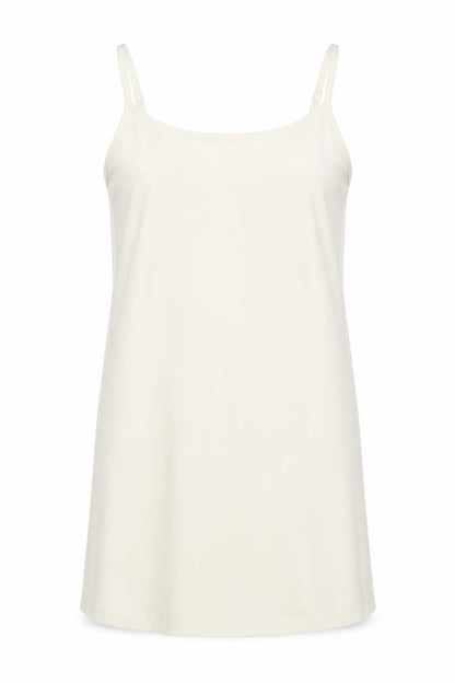 Atmosphere Womens White Polyester Basic Tank Size 6 Off the Shoulder