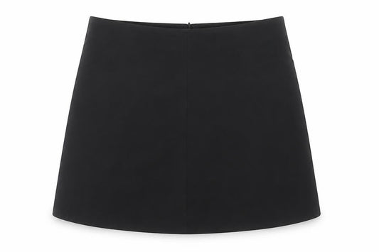 CIDER Womens Beige Polyester Mini Skirt Size 2XL Zip