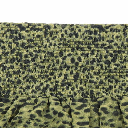 H&M Womens Multicoloured Animal Print Polyester Basic Blouse Size S Off the Shoulder