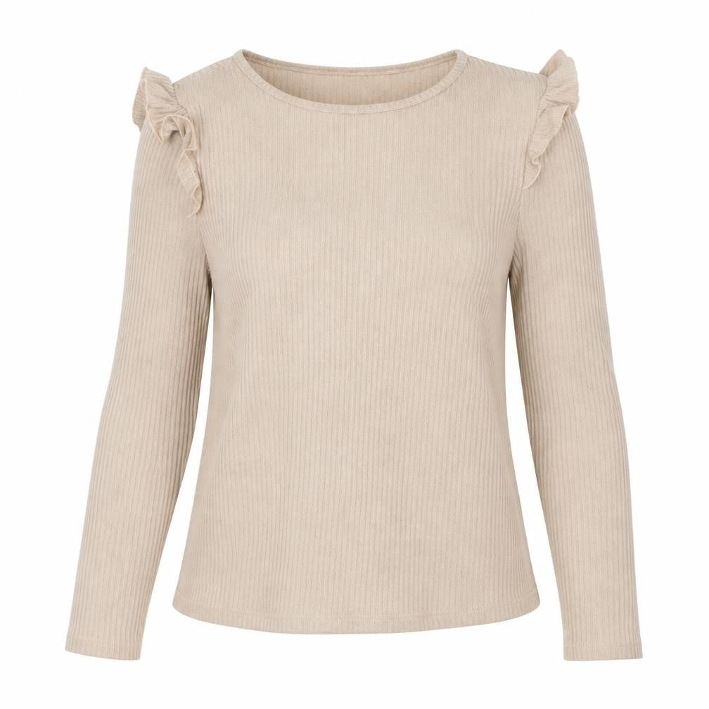 New Look Womens Beige Boat Neck Viscose Pullover Jumper Size 12