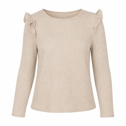 New Look Womens Beige Boat Neck Viscose Pullover Jumper Size 12