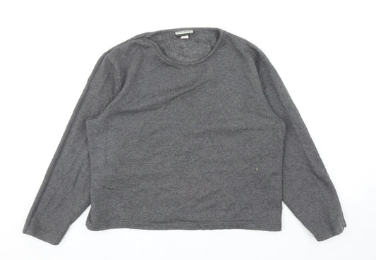 Clockhouse Womens Grey Cotton Pullover Sweatshirt Size L Pullover