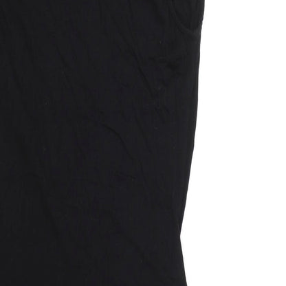 Next Womens Black Polyester A-Line Size 12 Cowl Neck Pullover