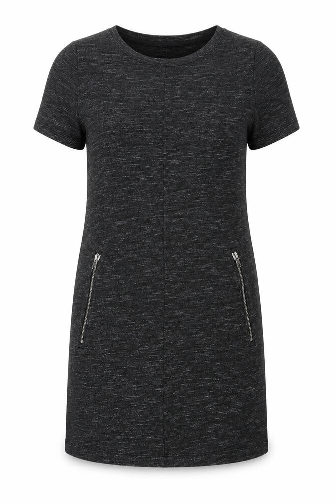Gap Womens Grey Cotton Jumper Dress Size M Round Neck Pullover