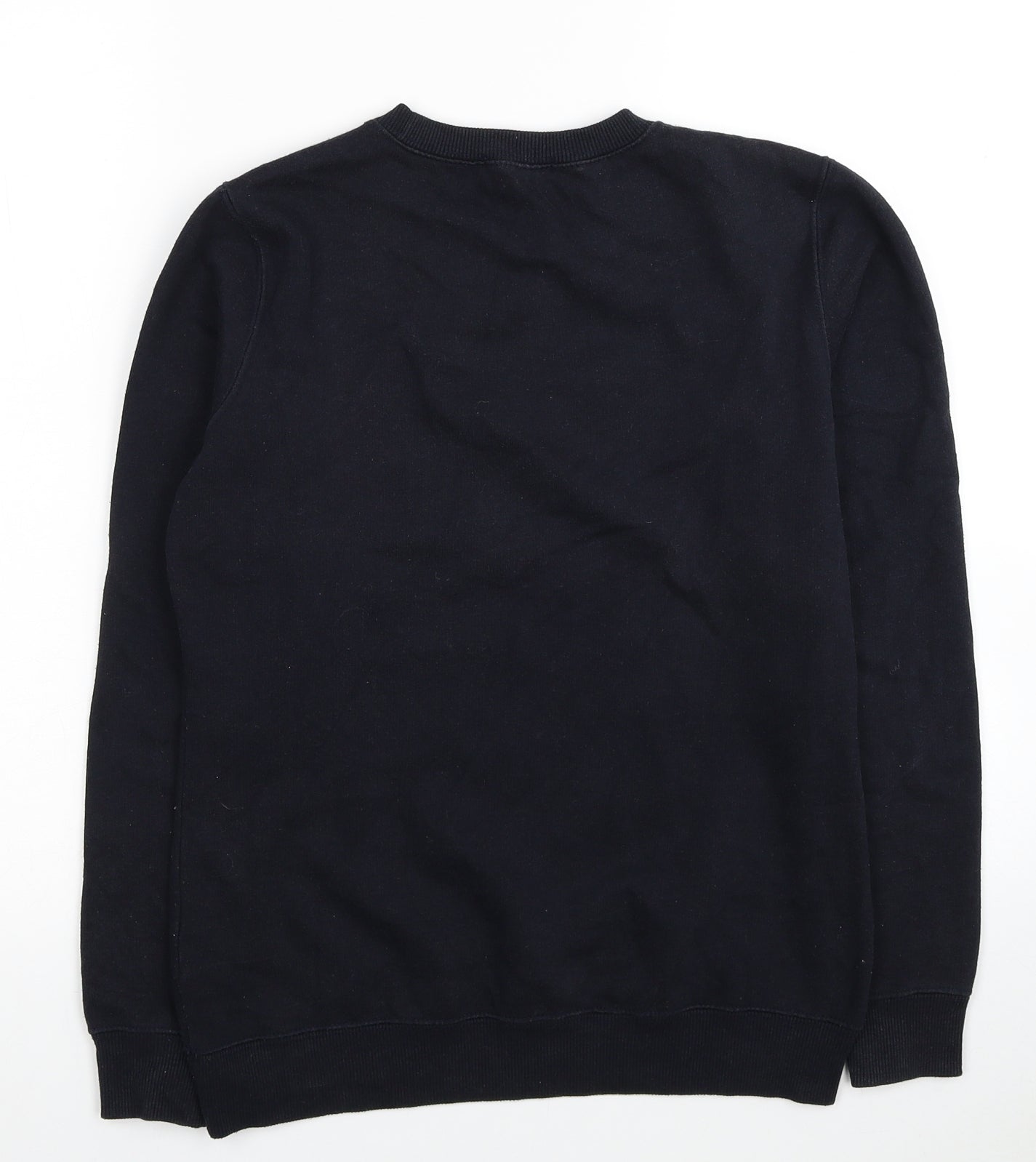 Uni Style Image Womens Black Cotton Pullover Sweatshirt Size 10 Pullover