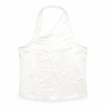 Zara Womens White Polyester Cropped Tank Size L Halter