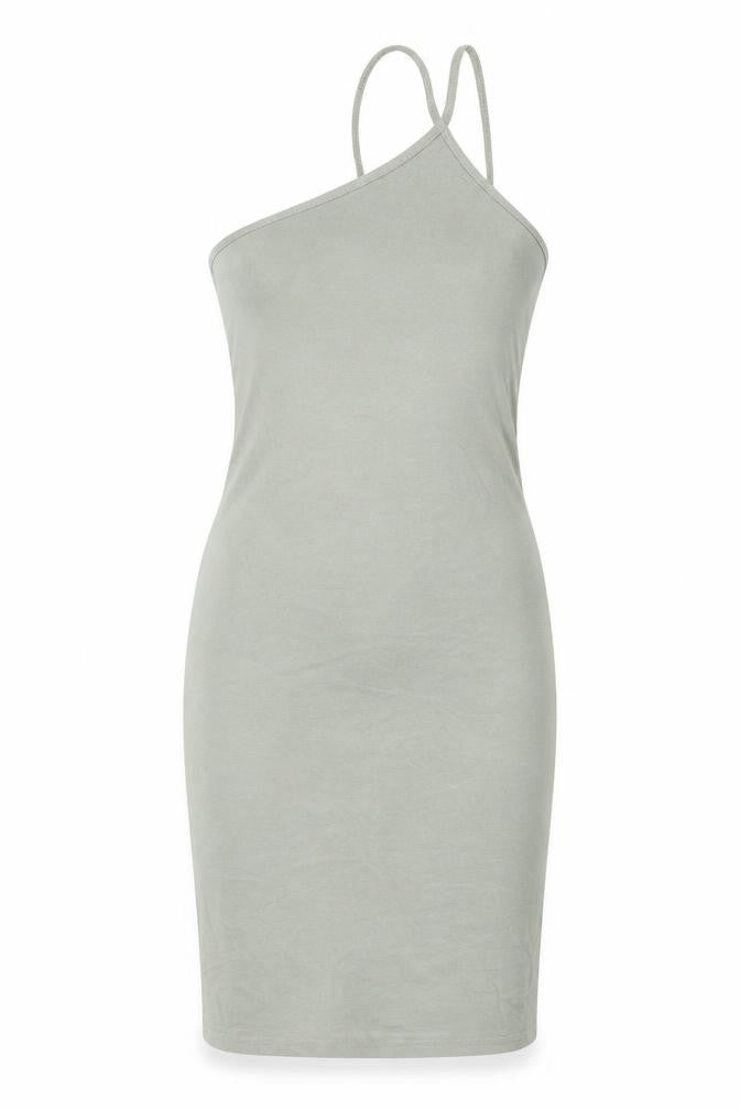 H&M Womens Green Cotton Bodycon Size XS Halter Pullover