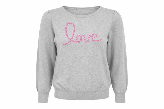 NEXT Womens Grey Cotton Basic T-Shirt Size 12 Round Neck - Love