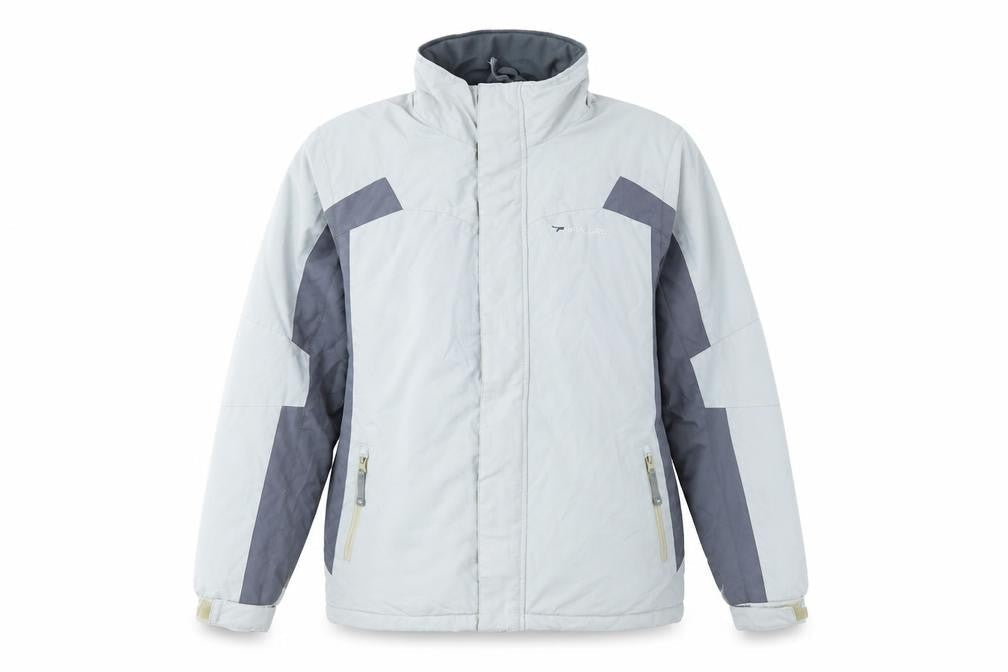 Parallel Mens Grey Rain Coat Coat Size S Zip