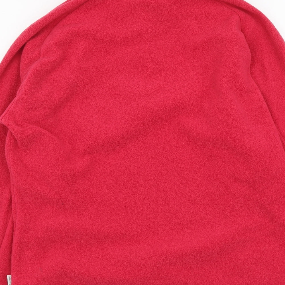 Quechua Womens Pink Polyester Pullover Sweatshirt Size L Pullover