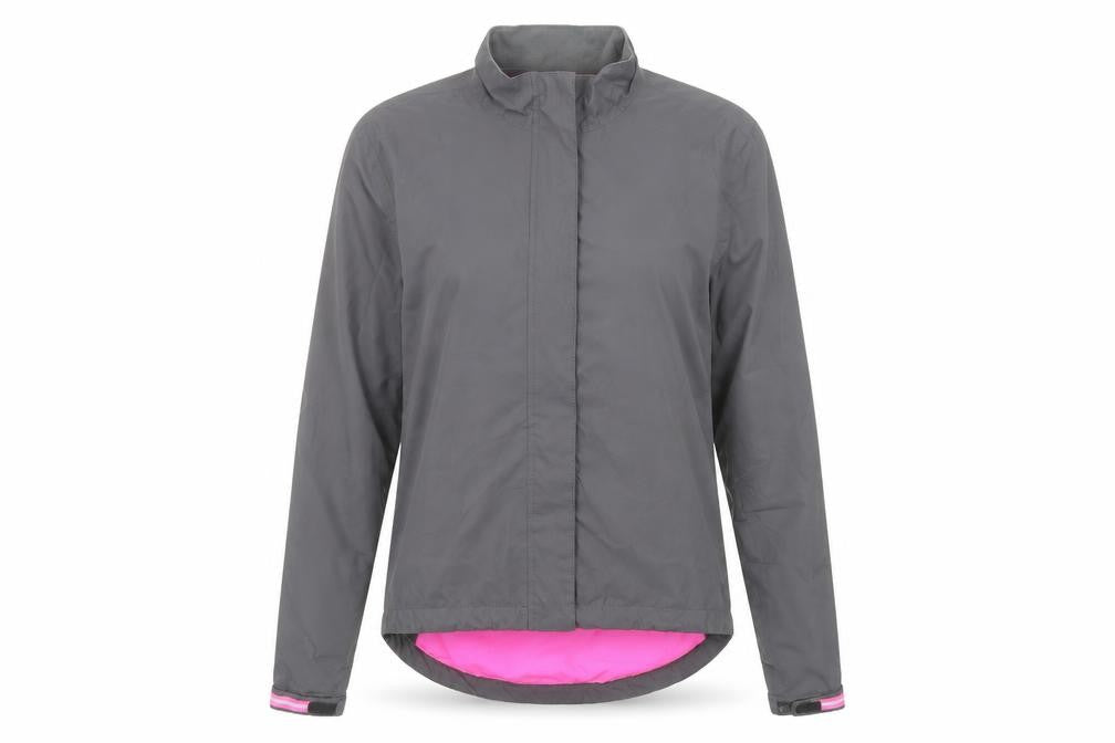 Crane Womens Grey Windbreaker Coat Size S Zip
