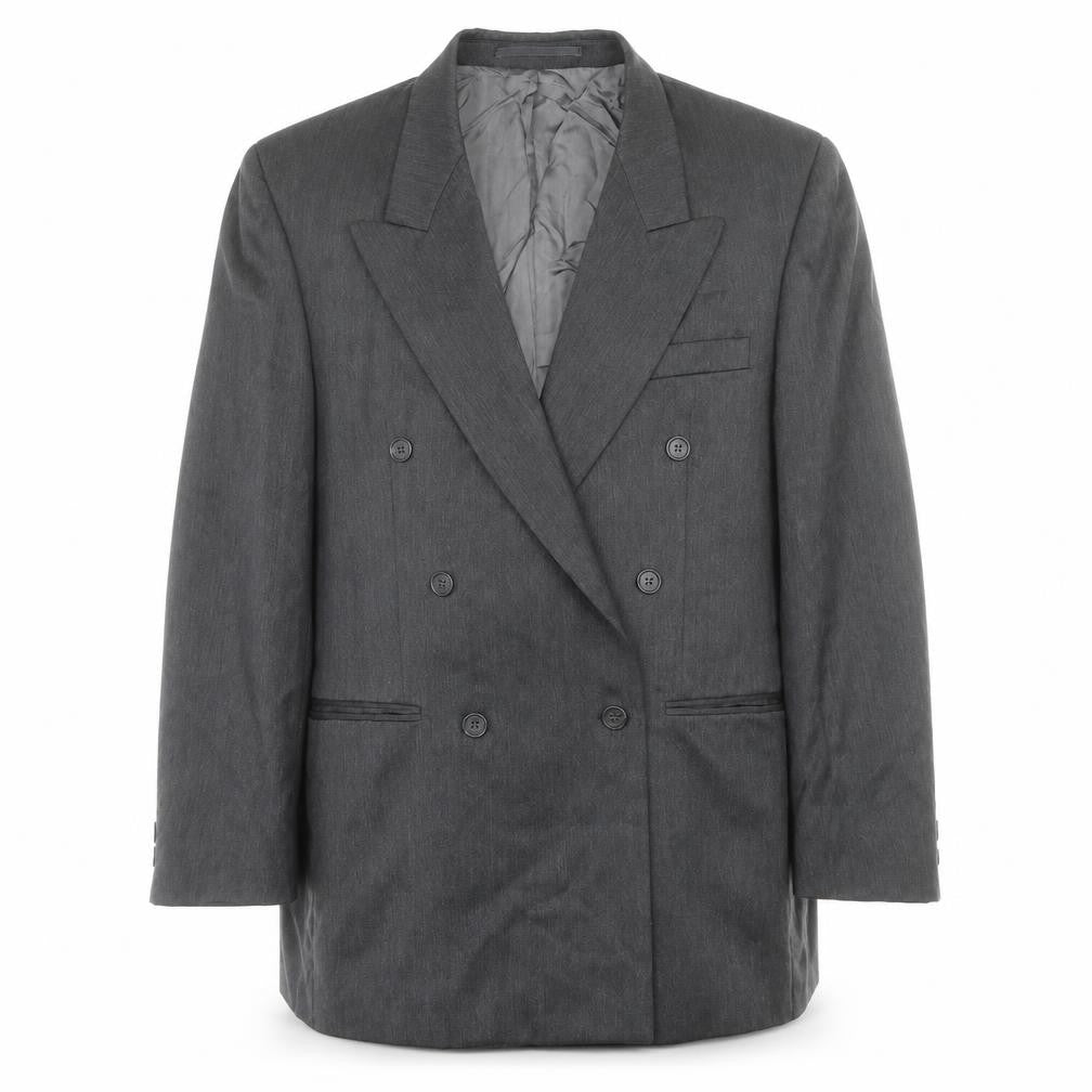 Burton Mens Grey Wool Jacket Suit Jacket Size 38