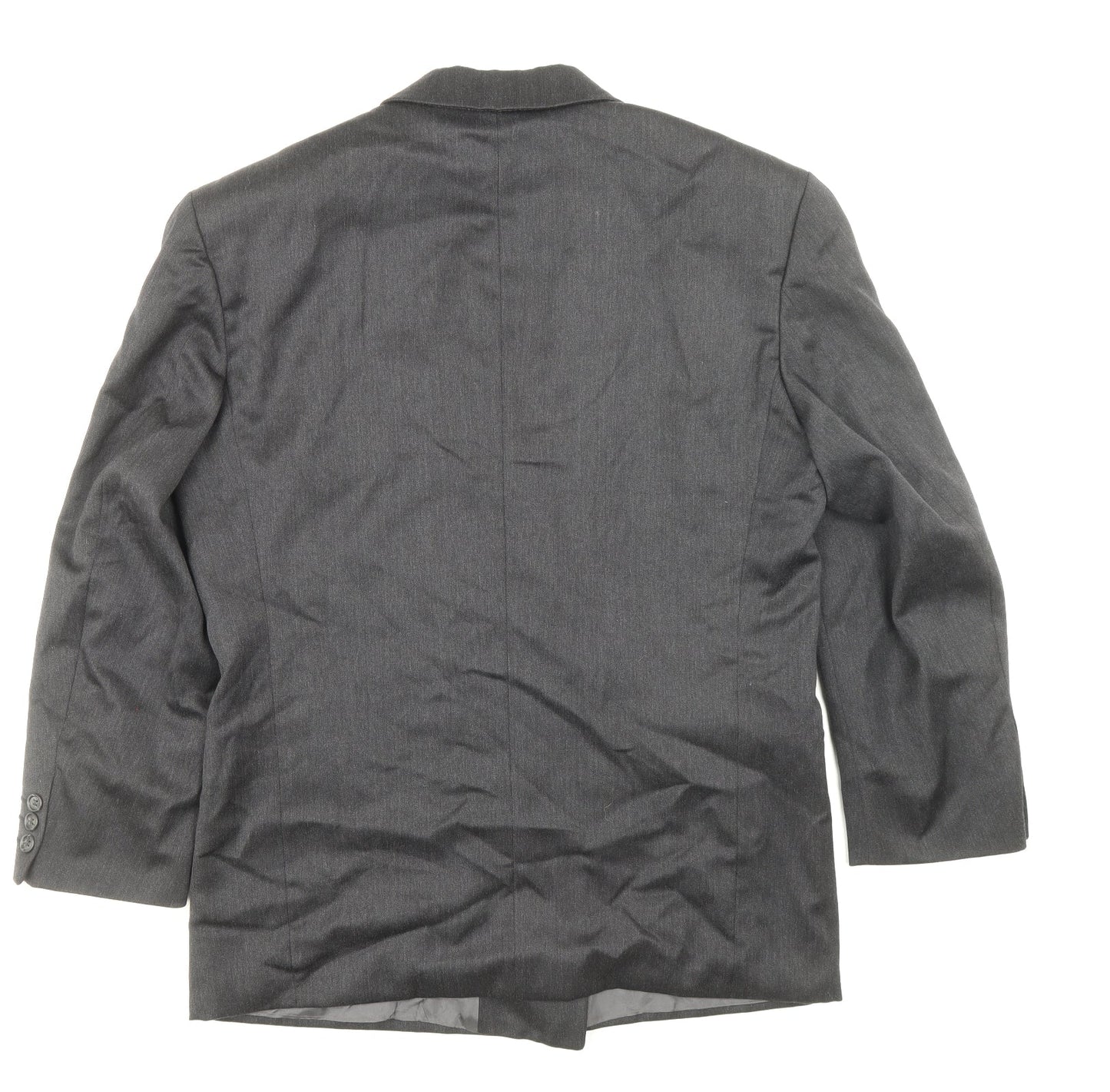 Burton Mens Grey Wool Jacket Suit Jacket Size 38