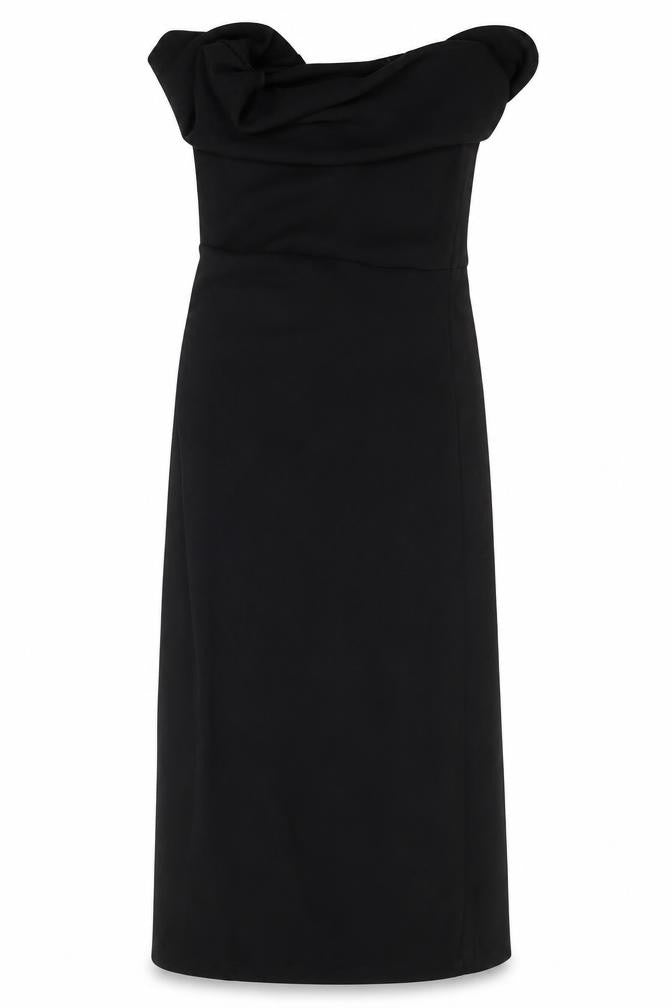 Zara Womens Black Polyester A-Line Size S Sweetheart Zip