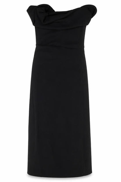 Zara Womens Black Polyester A-Line Size S Sweetheart Zip