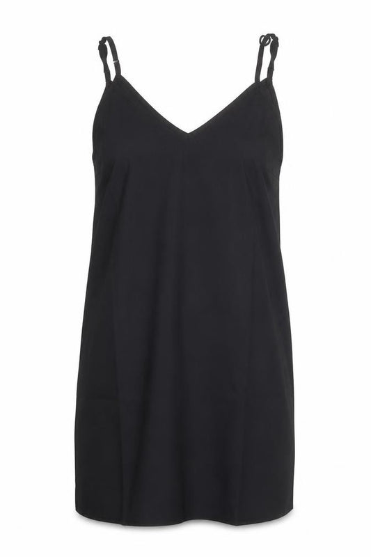 ASOS Womens Black Polyester Basic Tank Size 10 V-Neck